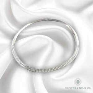 13.14CT DIA 18KW NECKLACE – N6780