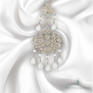 TOPAZ & DIA 14KW NECKLACE – CCPR239