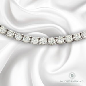 20.81CT DIA 18KW TENNIS NECKLACE – N6804