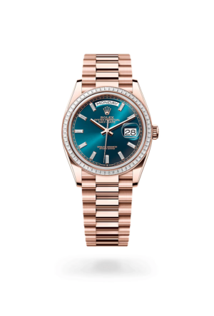 Rolex Day-Date 36 Oyster, 36 mm, Everose gold and diamonds M128395TBR-0032