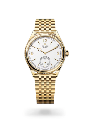 Rolex 1908 39 mm, 18 ct yellow gold, polished finish M52508-0008